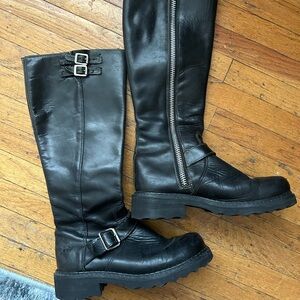 Vintage John Fluevog Big Ruth Tall Leather Boots